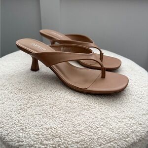 Esprit Women's Nude Kitten Heel Sandals